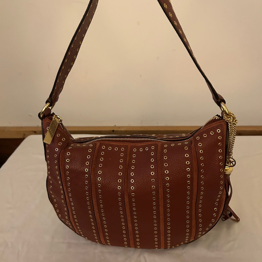 Michael Kors Red Leather Handbag